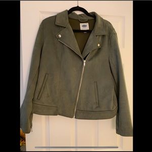 Old navy “biker” suede jacket